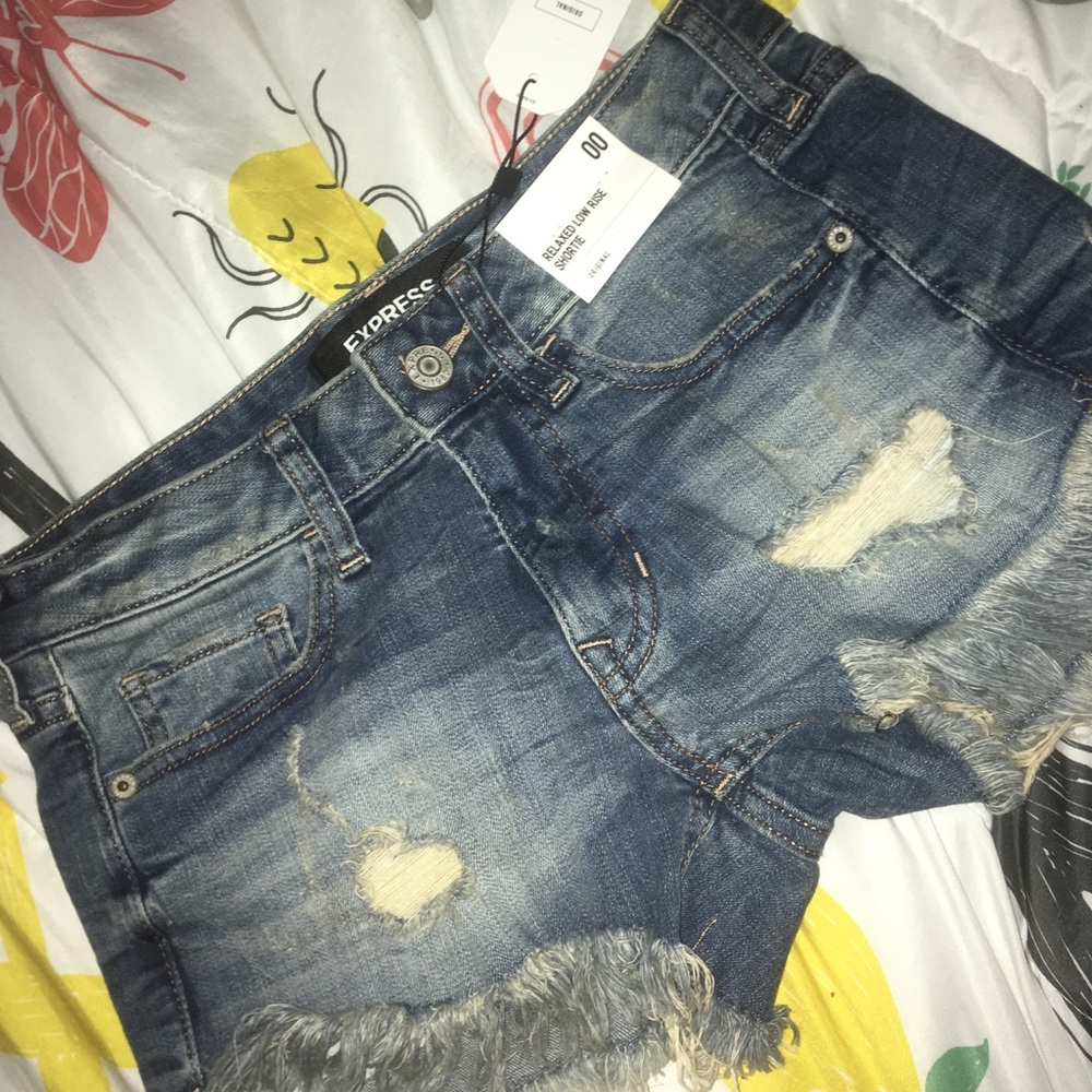 express jean shorts